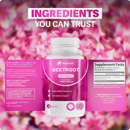 Rootwell Beetroot Capsules